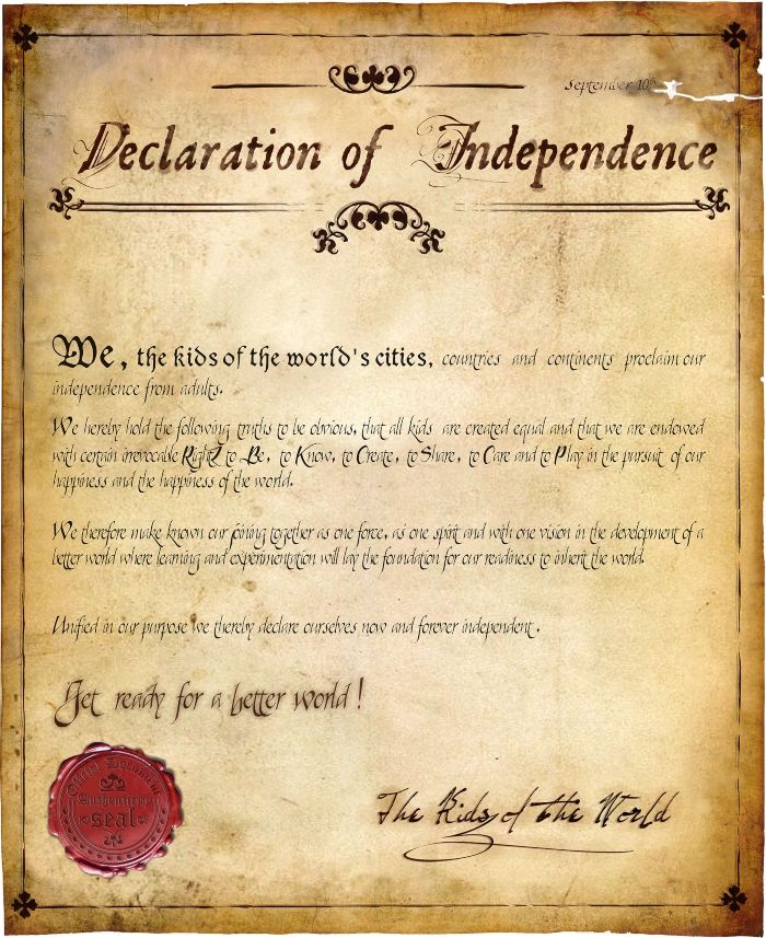 Kids become independent!